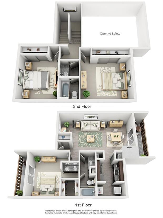 Floor Plan - C3 - Townhome