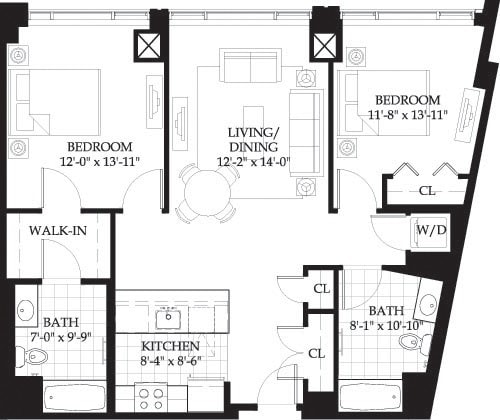 Floor Plan - Asteria Two Bedroom (6)