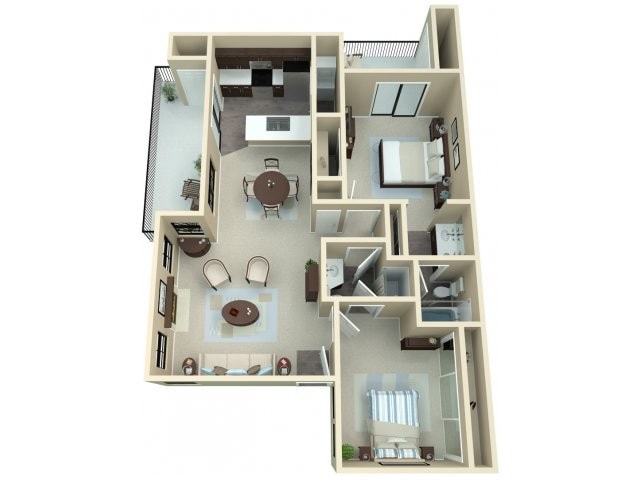 Floor Plan - 2 Bedroom