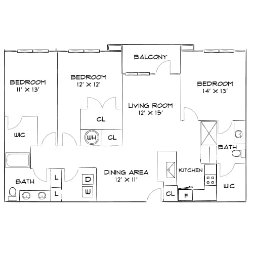 Floor Plan - Design 3A