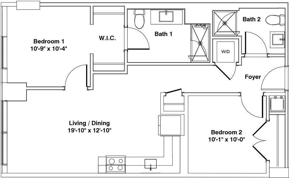 C1 floor plan Coeval - C1