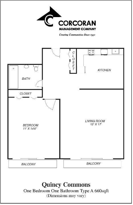 1BR/1BA - One Bedroom