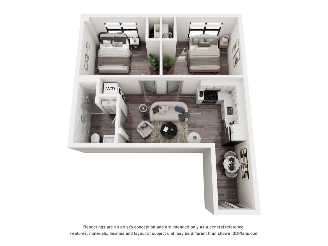 Floor Plan - M14 - Furnished