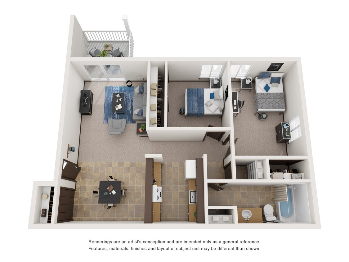 Floor Plan - Two Bedroom