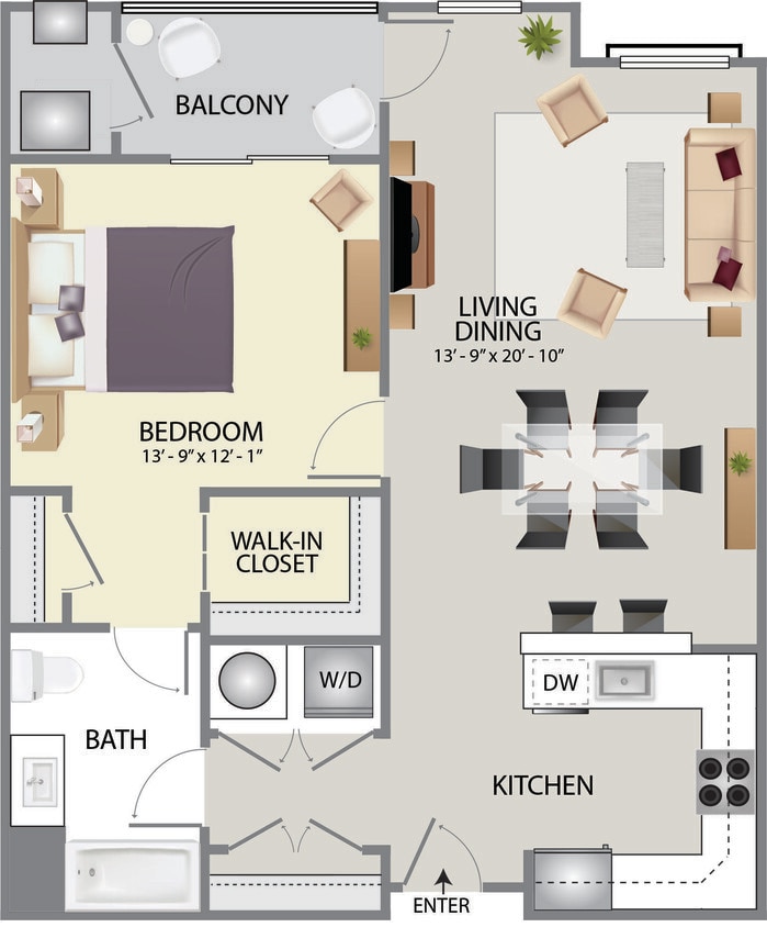 Floor Plan - Clubside B4