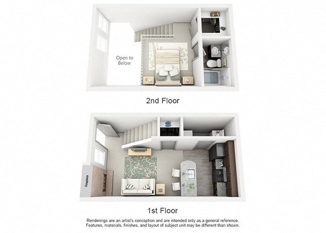 Floor Plan - A1 - Townhome