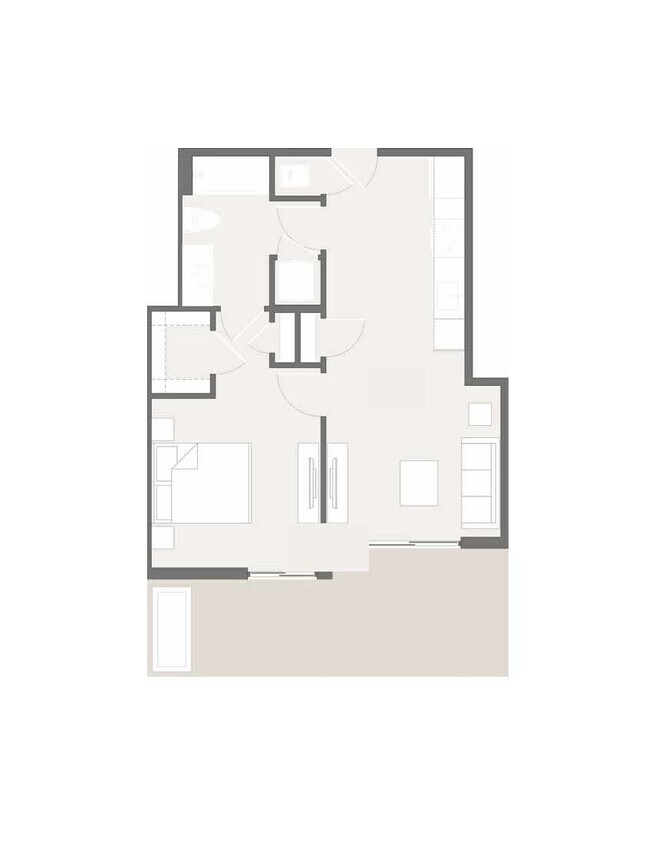 A2 floor plan The Vibe Miami - A2
