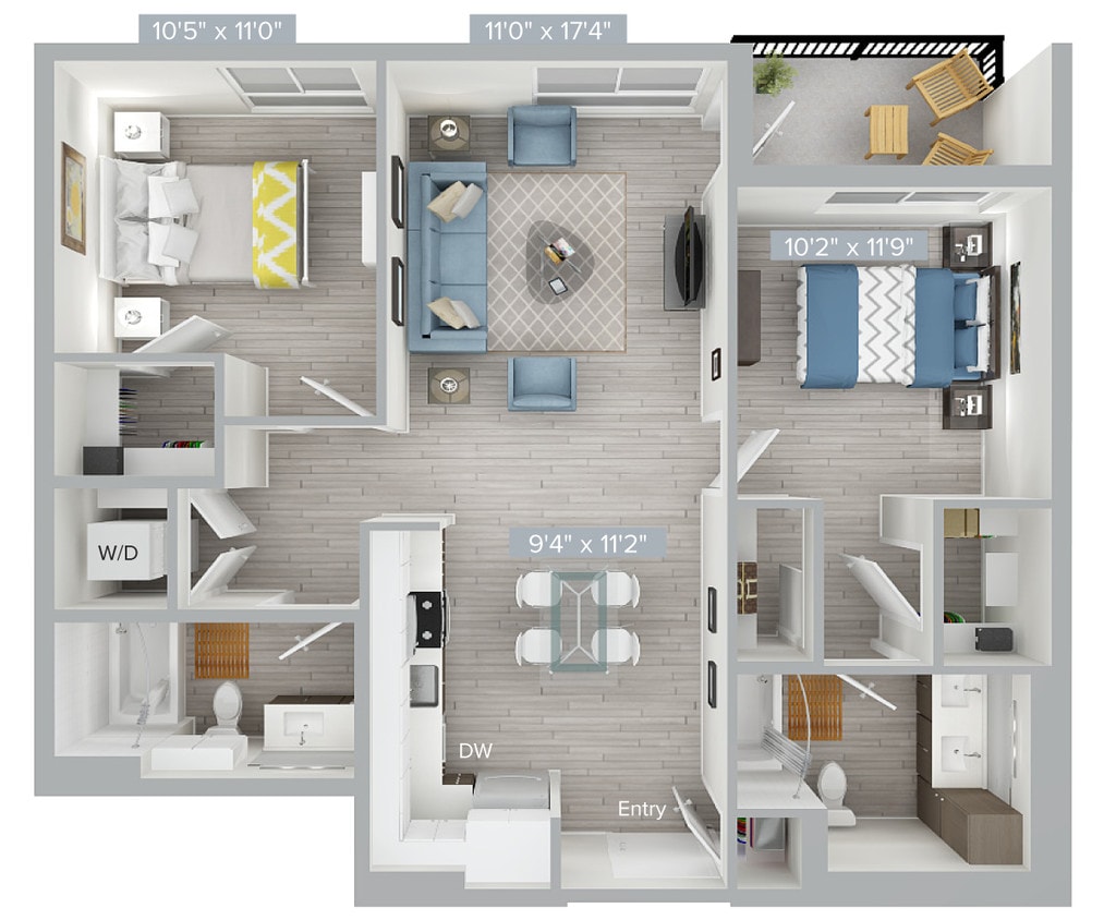 Floor Plan - B4-978SF
