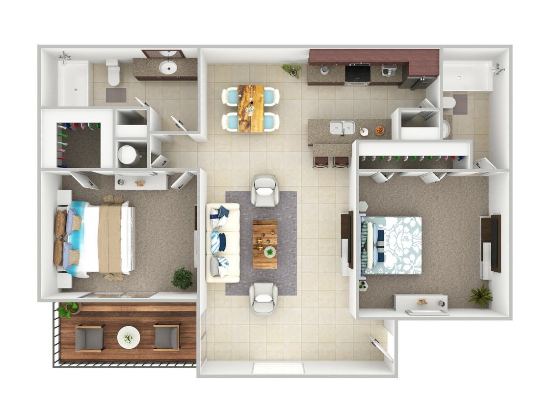 B2.jpg - B2 - 2 Bedroom,2 Bathroom
