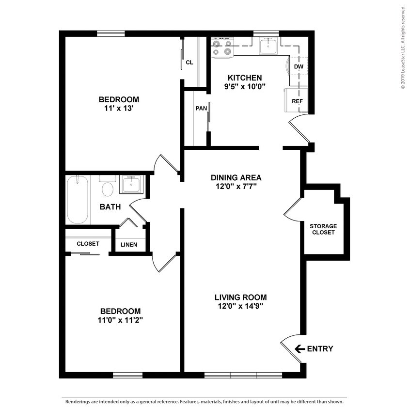 Floor Plan - The Jamestown