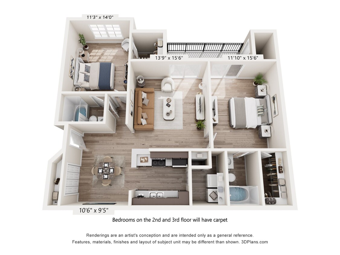 Floor Plan - The Redwood