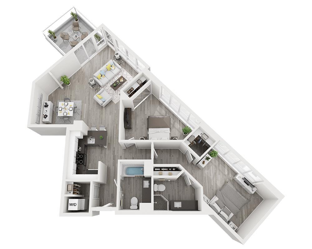 Floor Plan - Plan B2F