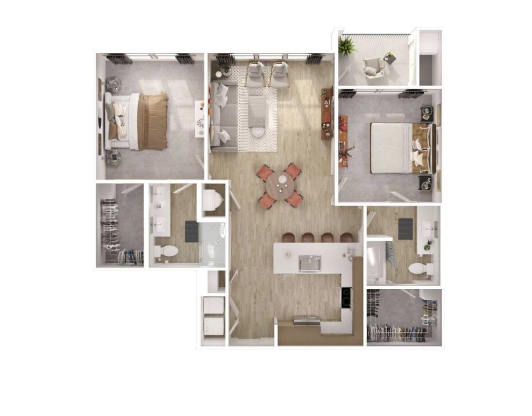 B5.PNG - B5 - Two Bedroom, Two Bathroom