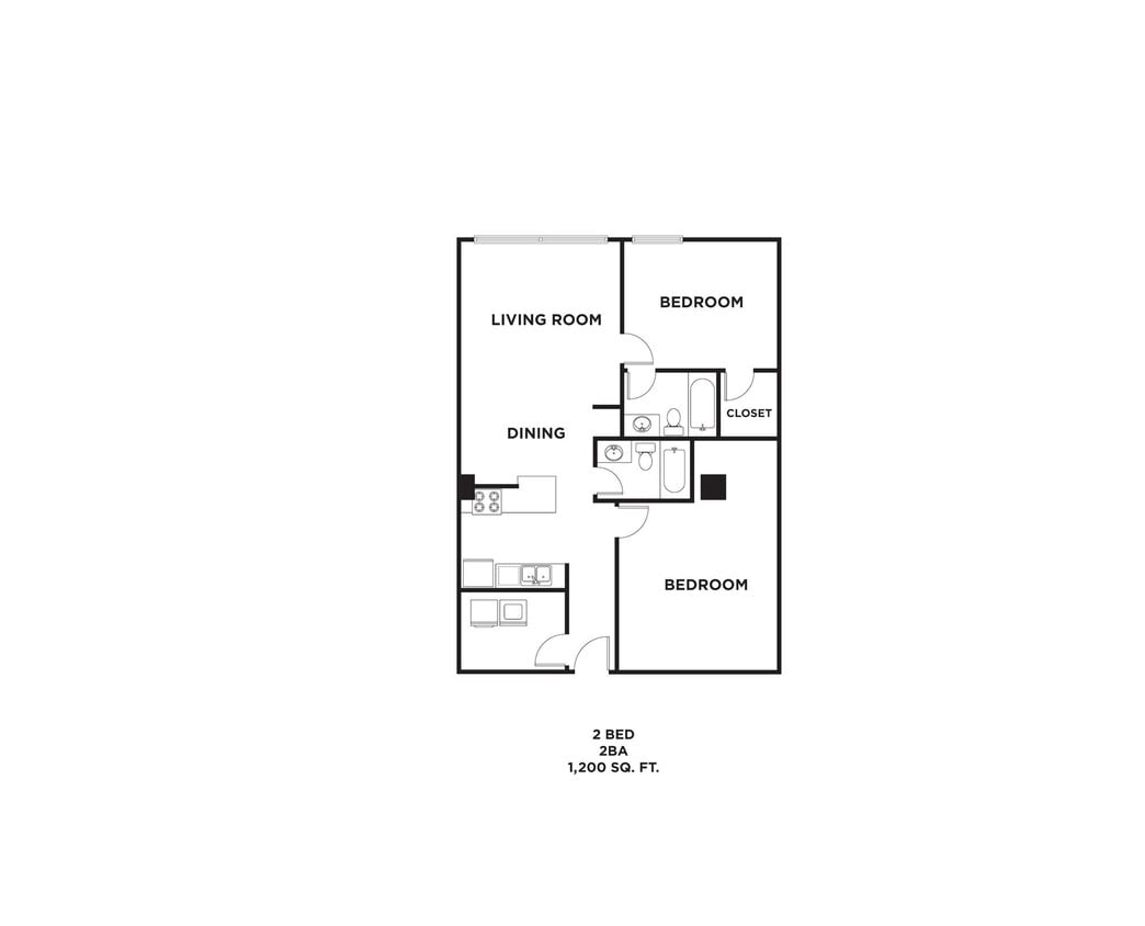 Floor Plan - 2BA