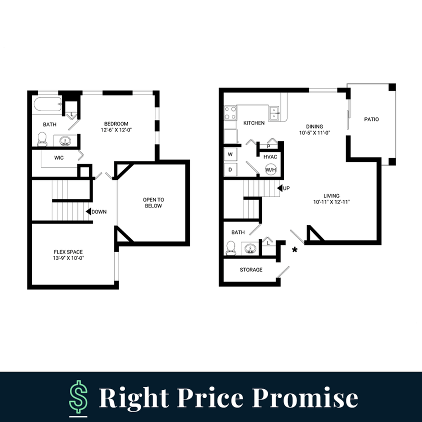 Floor Plan - Harvard Townhome