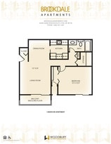 Floor Plan - 1 Bed / 1 Bath