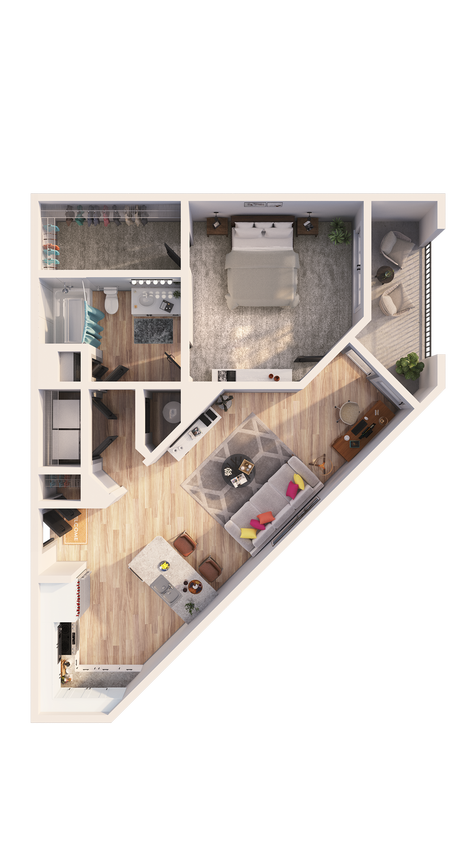 Botanic at Ingleside- A1D Floorplan - A1D