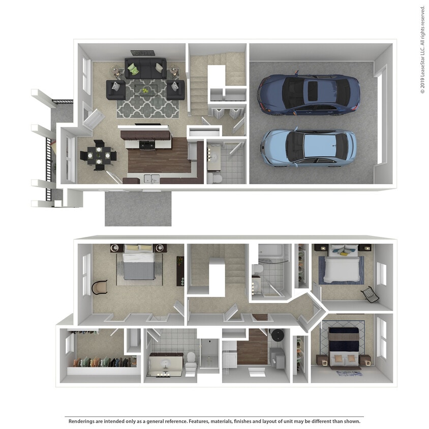 C1 3D Floor plan - C1