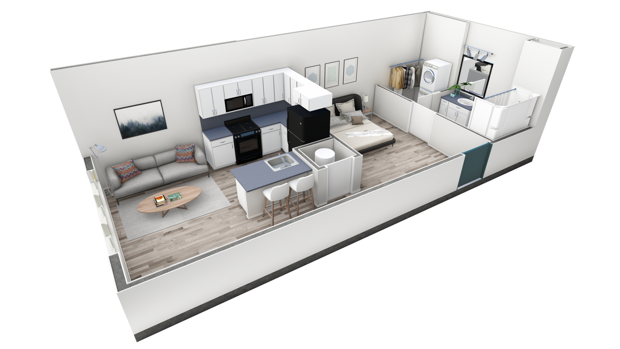 Floor Plan - Studio Premier Horizon Courtyard