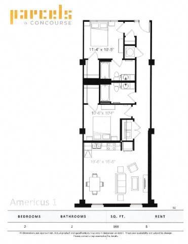 Floor Plan - Americus 1