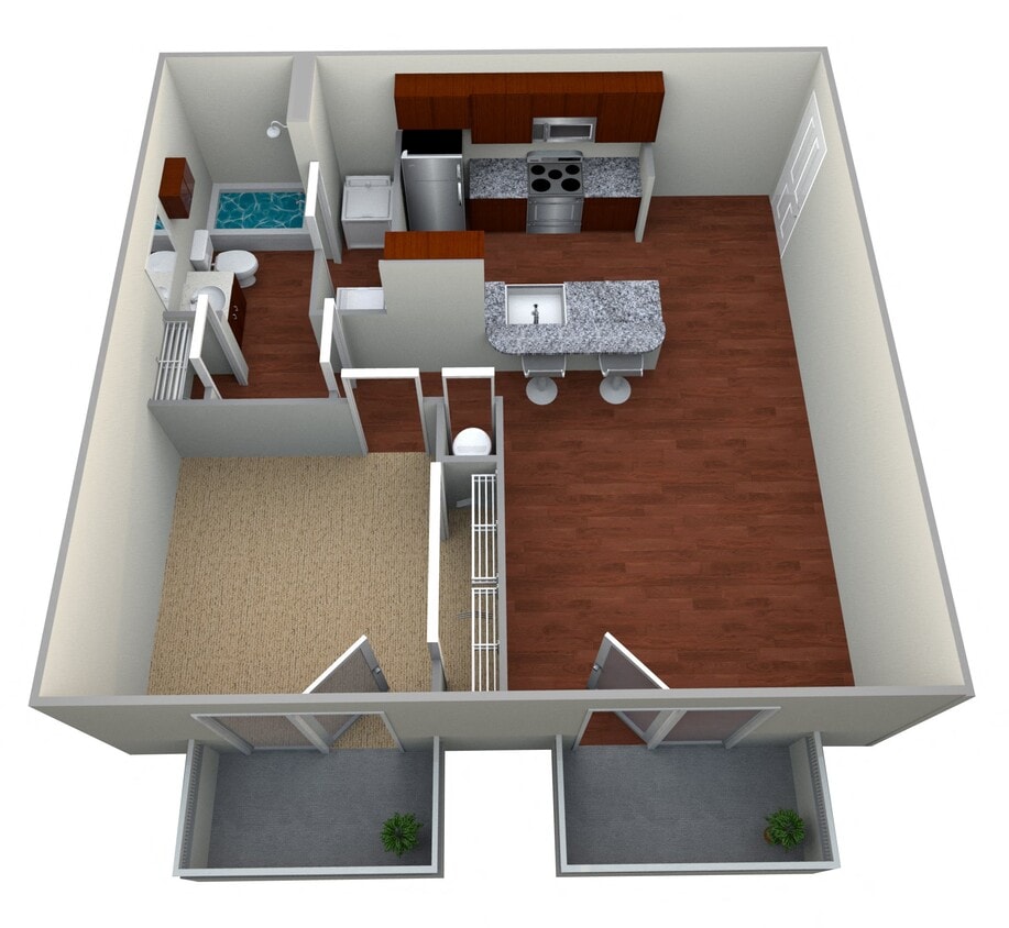 Floor Plan - Town Square I-A