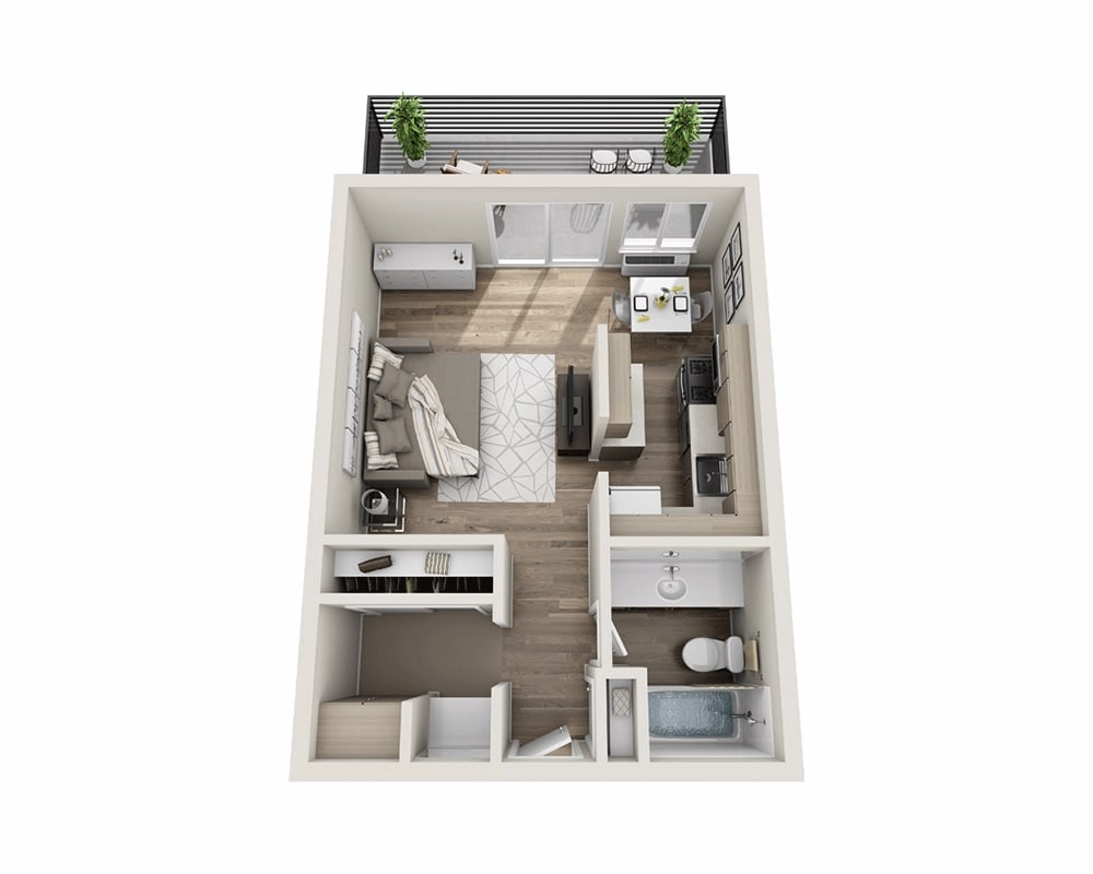 Floor Plan - Plan E1A