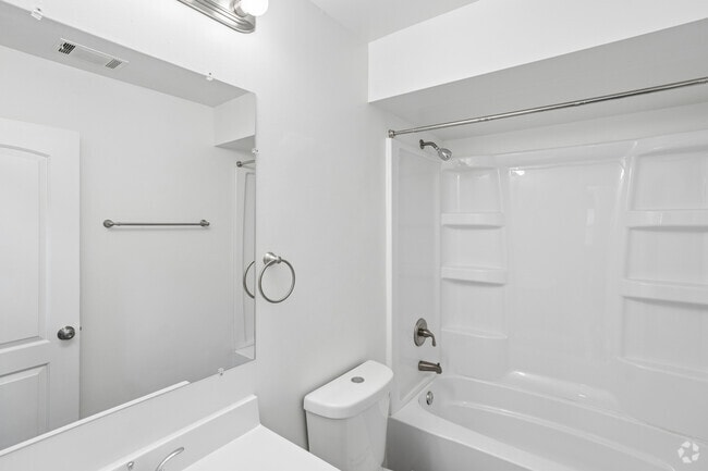 2BR, 1BA - 770SF - Bathroom - Woodside Village Apartments