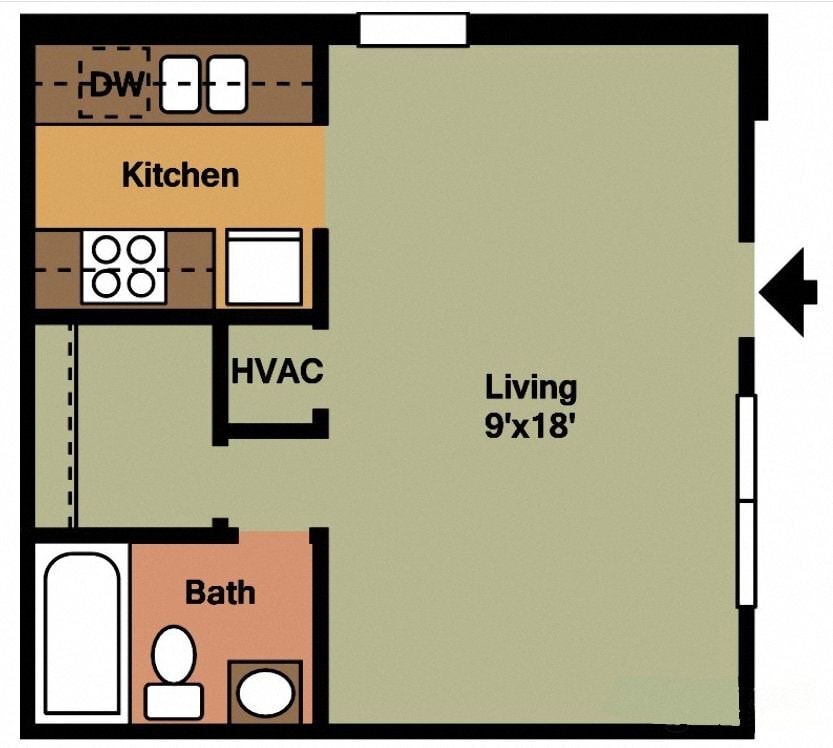 Floor Plan - Studio