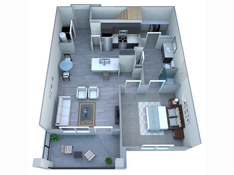 Floor Plan - A3G 1x1