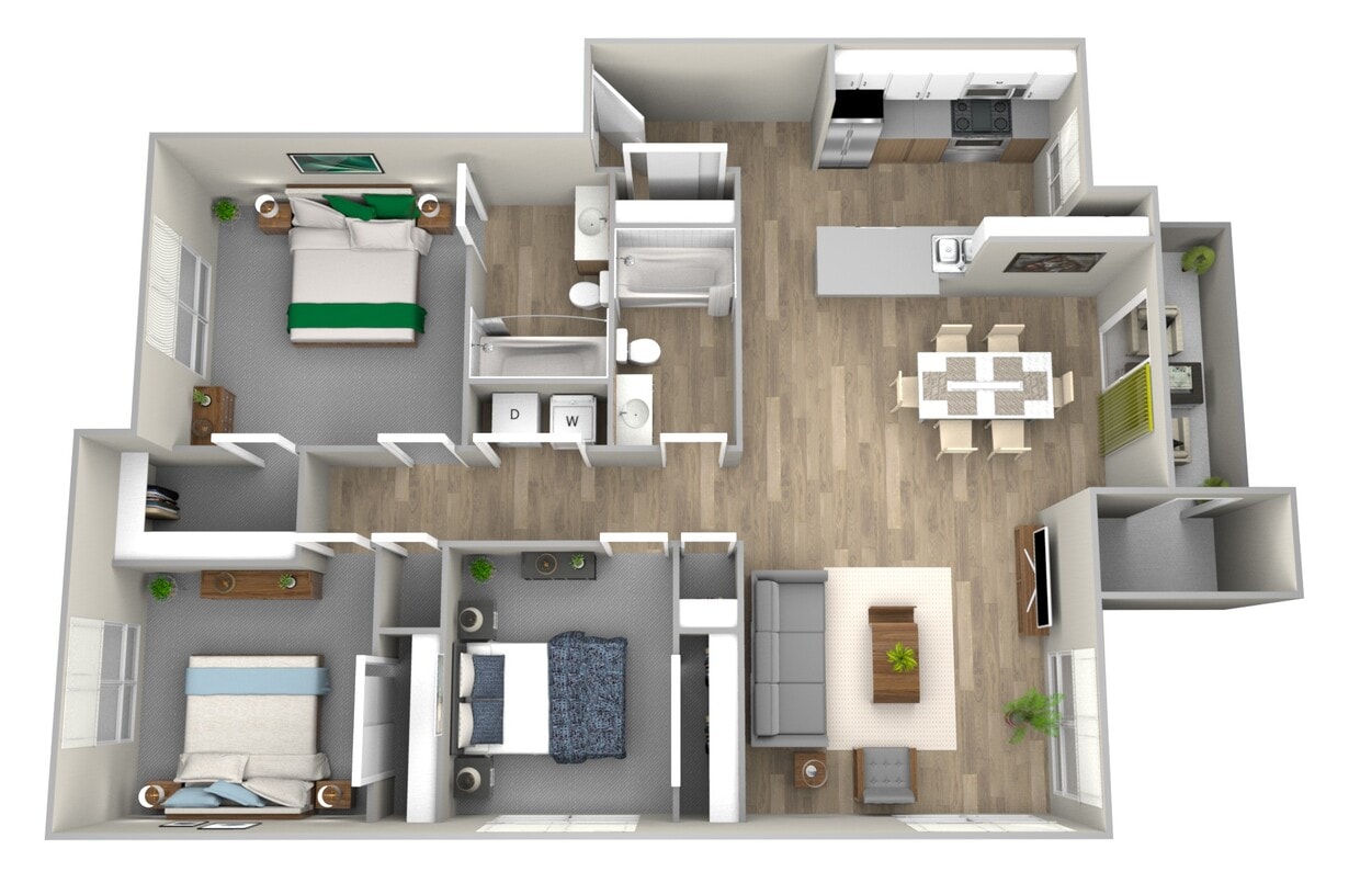 Floor Plan - 3 Bedroom Home