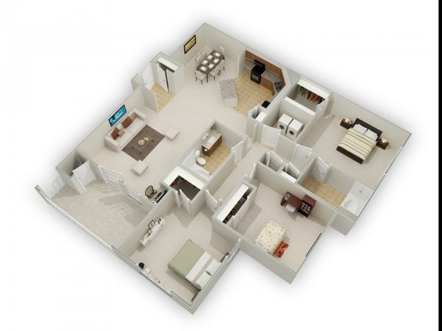 Legend - C1 The Legend - 3 Bedroom, 2 Bathroom