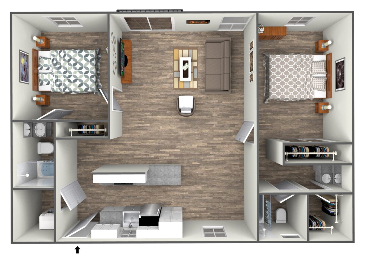 Floor Plan - 2 Bedroom