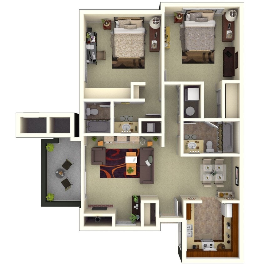 Floor Plan - Residence 3 Luxury