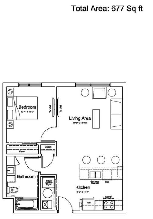 Floor Plan - 208-1B1B