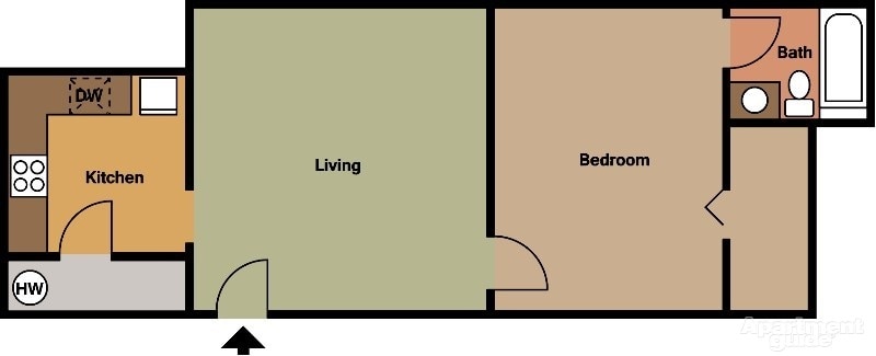 1BR/1BA - Ashford- Cobb House