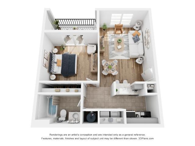 Floor Plan - A1 Renovated