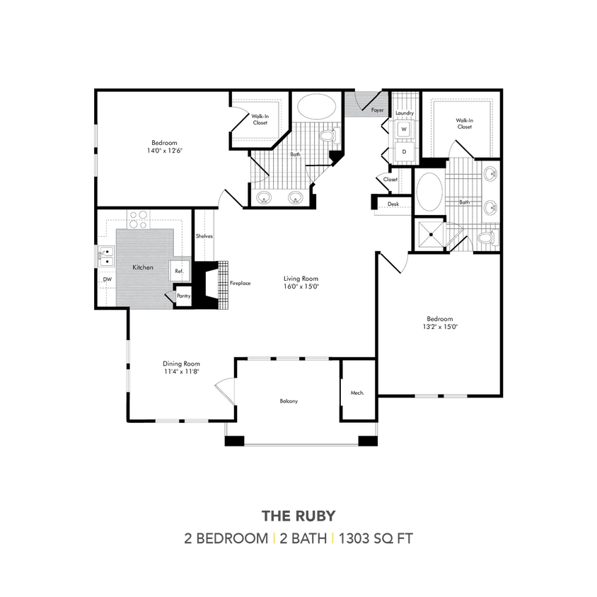 Floor Plan - BC4SS:  The Ruby 