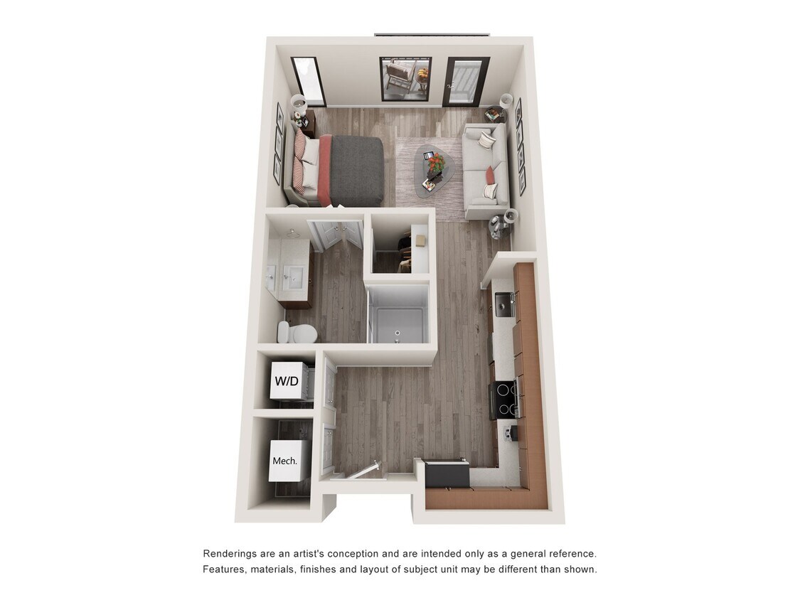 Floor Plan - 0B - Affordable