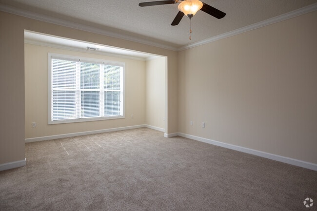 1BR,1BA -841SF - Living Room - Seasons at Poplar Tent