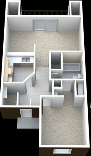 1BR/1BA - 1 Bed / 1 Bath Apt.