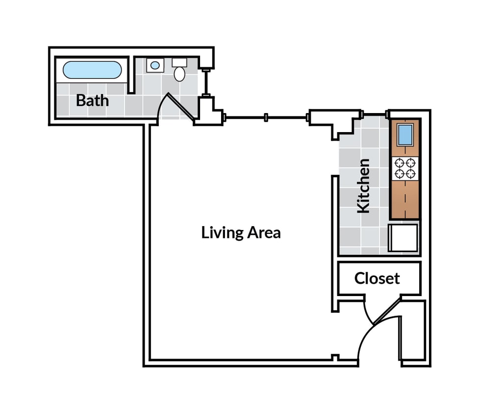 Floor Plan - Studio 08 Tier