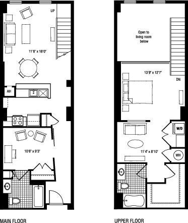 1NX floor plan The Clarendon - 1NX