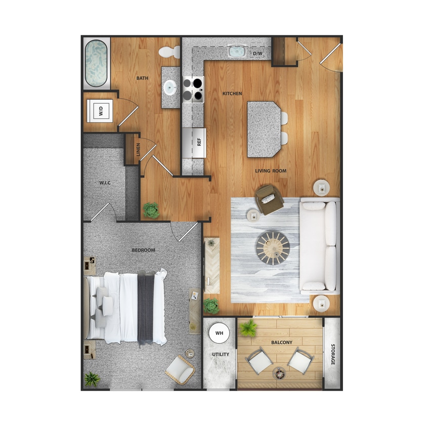1 Bed.jpg - 1 Bedroom, 1 Bathroom