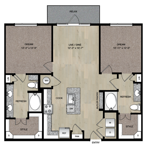 B2_Two Bedroom_Paloma Village - B2