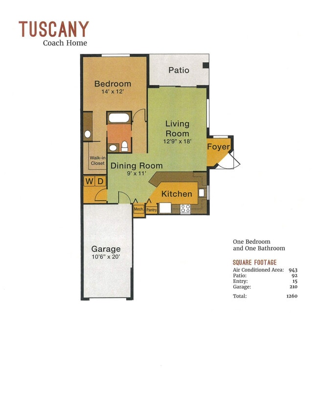 Floor Plan - Tuscany