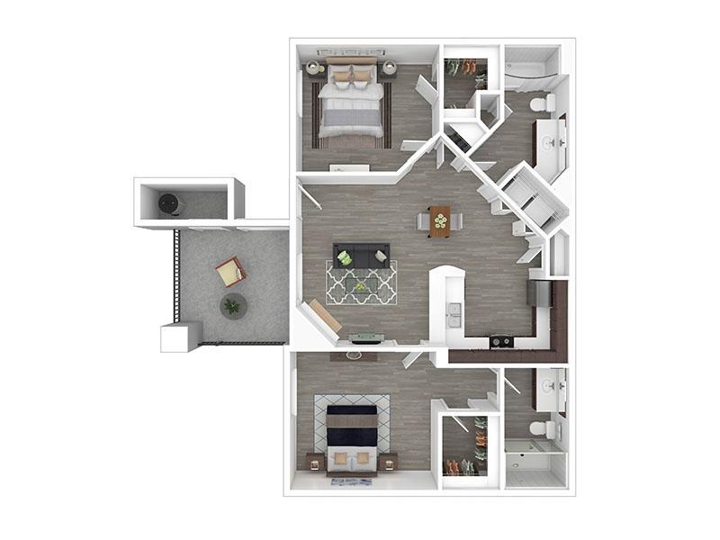 Floor Plan - 2x2-852- Classic