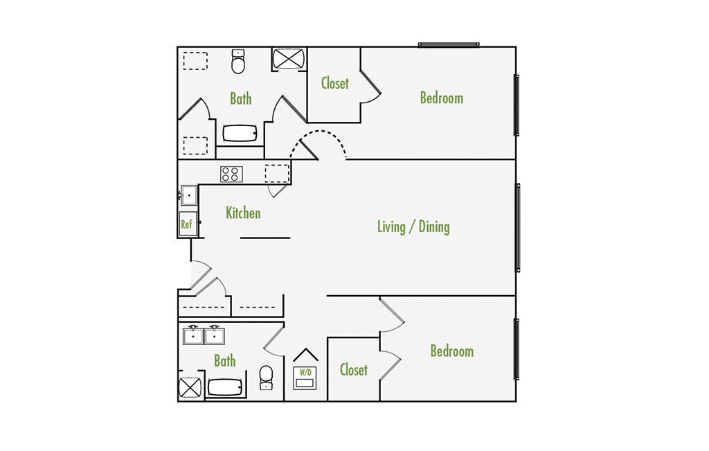 Floor Plan - Unit H
