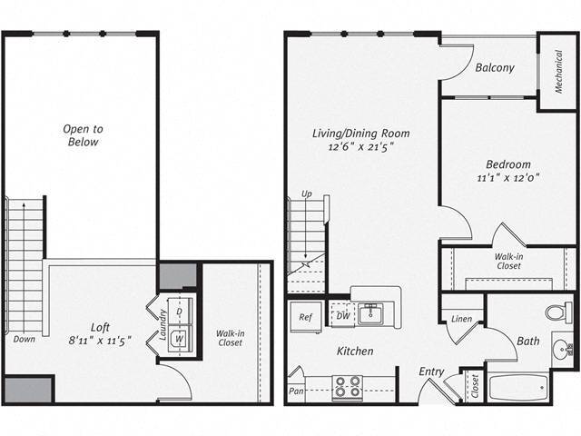 Floor Plan - A2 with Loft