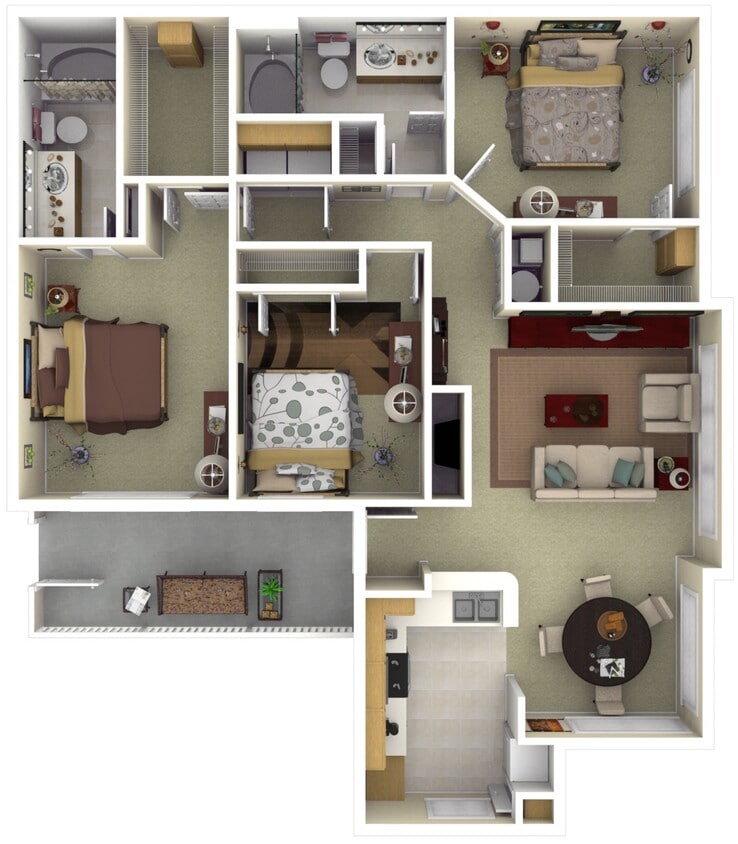 Floor Plan - Residence 7 Upgraded