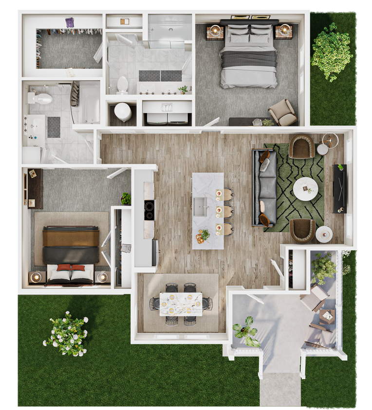 Floor Plan - Cottage - B1